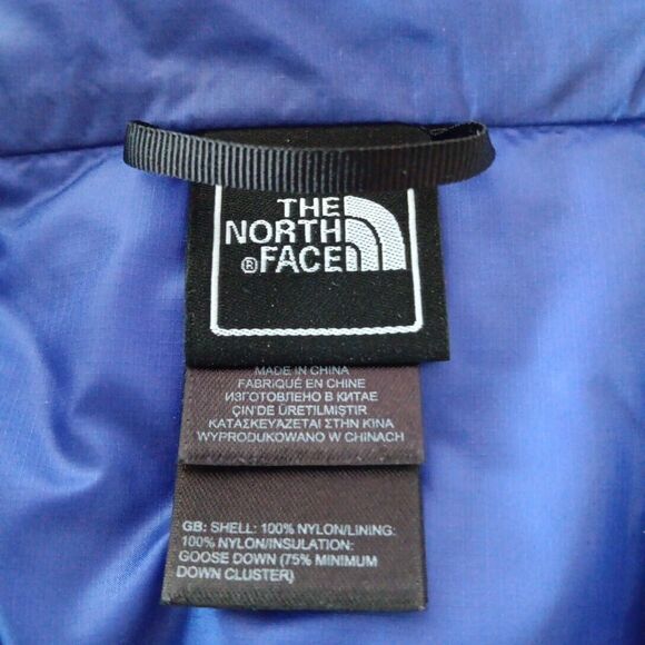 The North Face Thunder Down 600 Jacket Size Medium Blue Women's Insulated - Picture 5 of 7